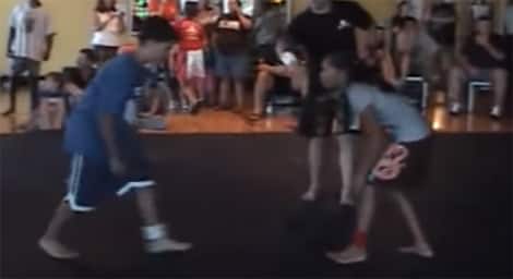 Young girl destroys team of boy grapplers back to back