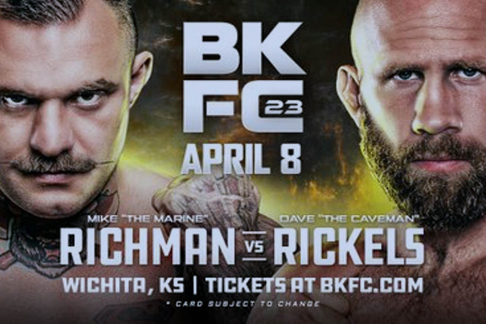 BKFC returns to Wichita on April 8, Mike Richman vs. Dave Rickels headlines