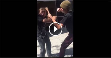 Blind student uses secret weapon to win fight against bully