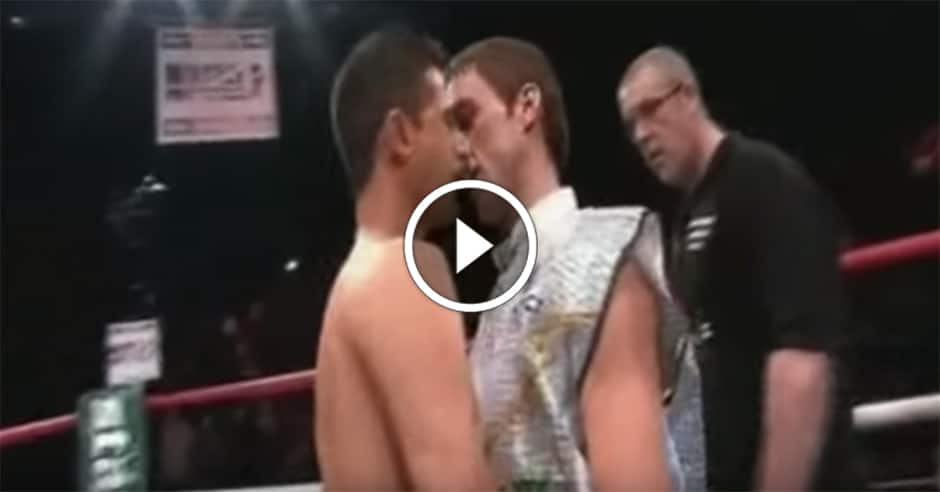 Boxer celebrates a little too soon