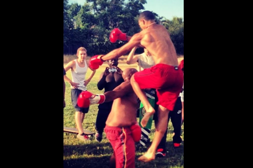 Informals: Brave baldie challenges MMA fighter, highlight reel ensues