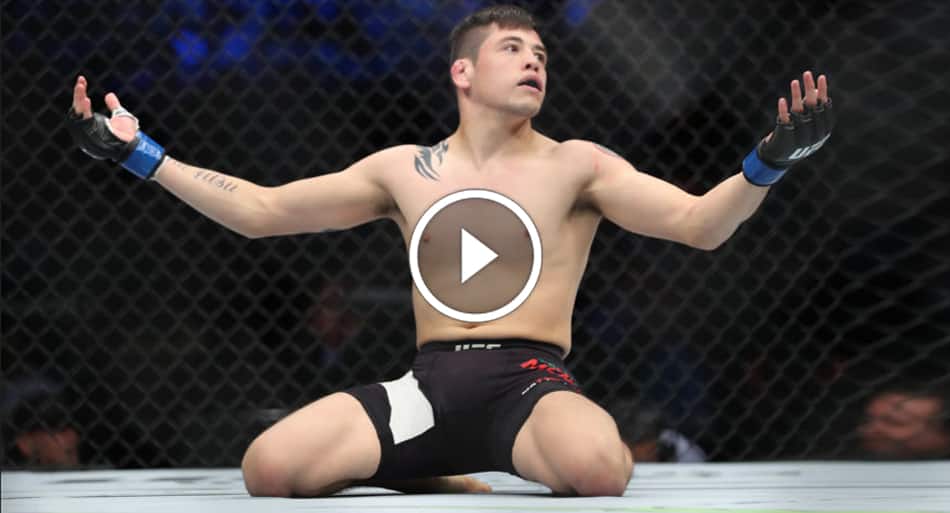 WATCH: Brandon Moreno submits Deiveson Figueiredo to become new UFC flyweight champion