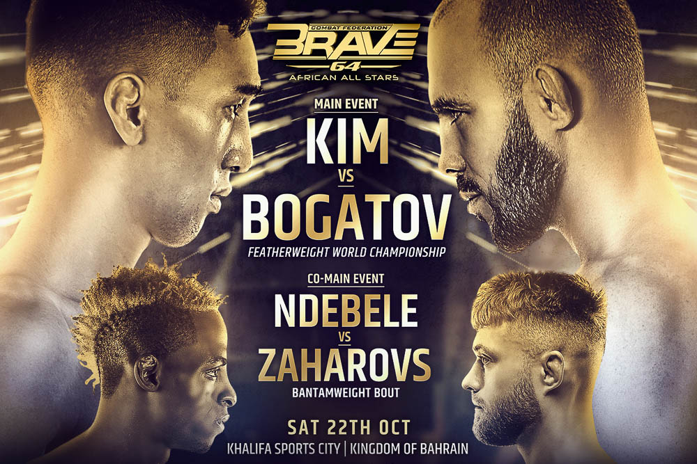 Tae Kyun Kim vs. Roman Bogatov set as a clash of styles for all the marbles at BRAVE CF 64