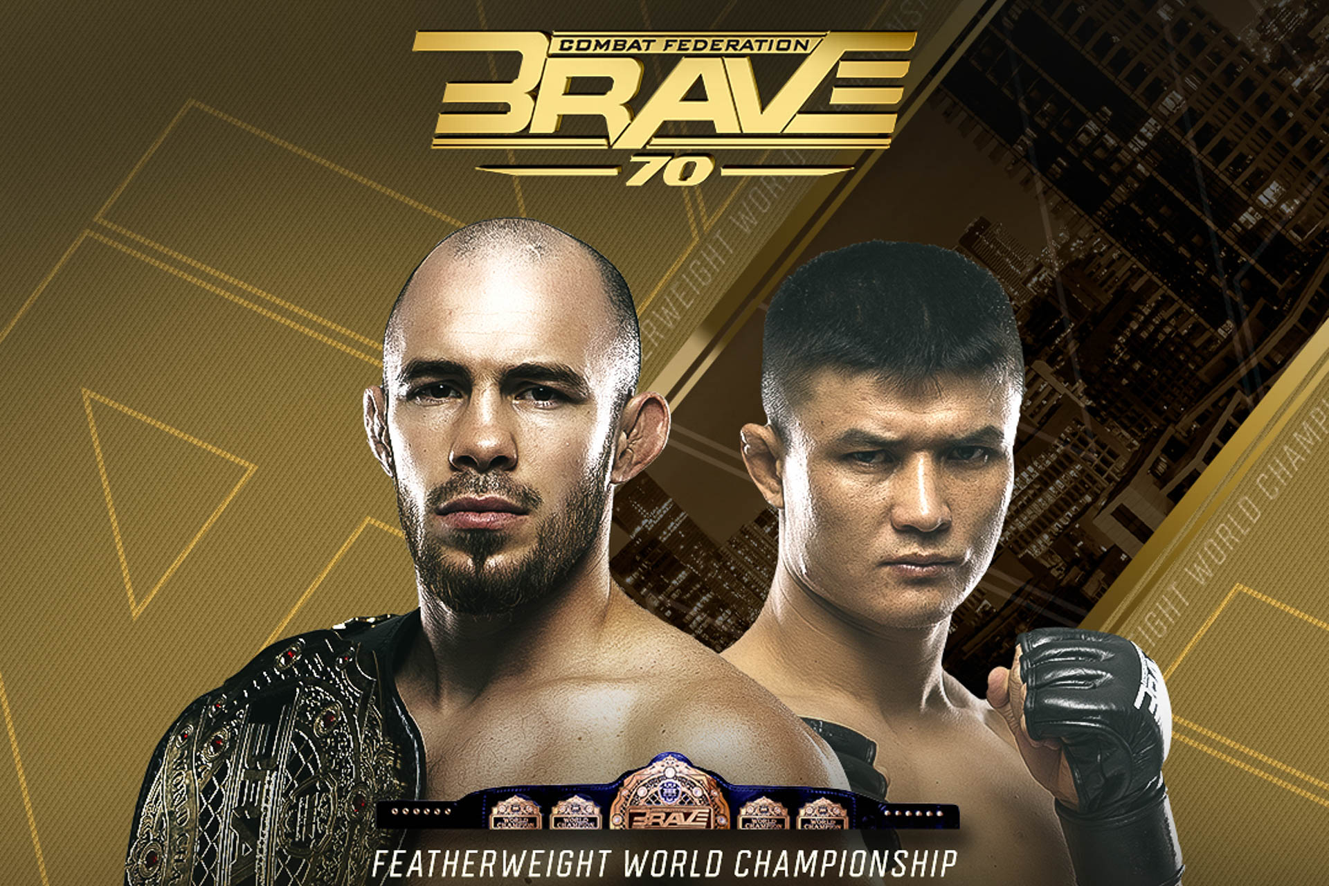 BRAVE CF 70: Champion Roman Bogatov defends title against Nemat Abdrashitov in Israel headliner