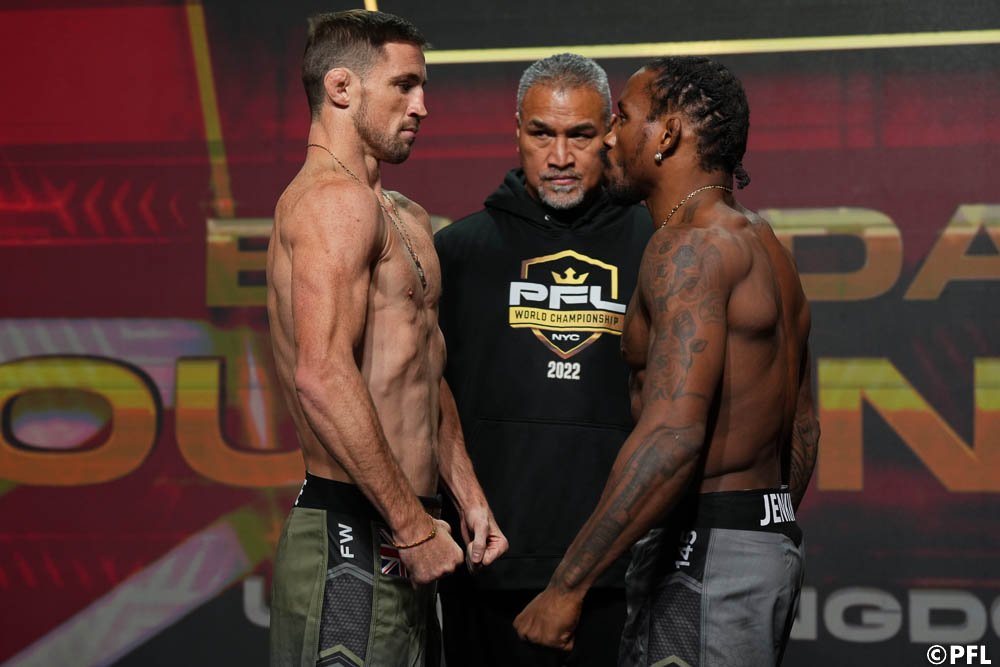 Photos: 2022 PFL World Championship ceremonial weigh-ins, faceoffs