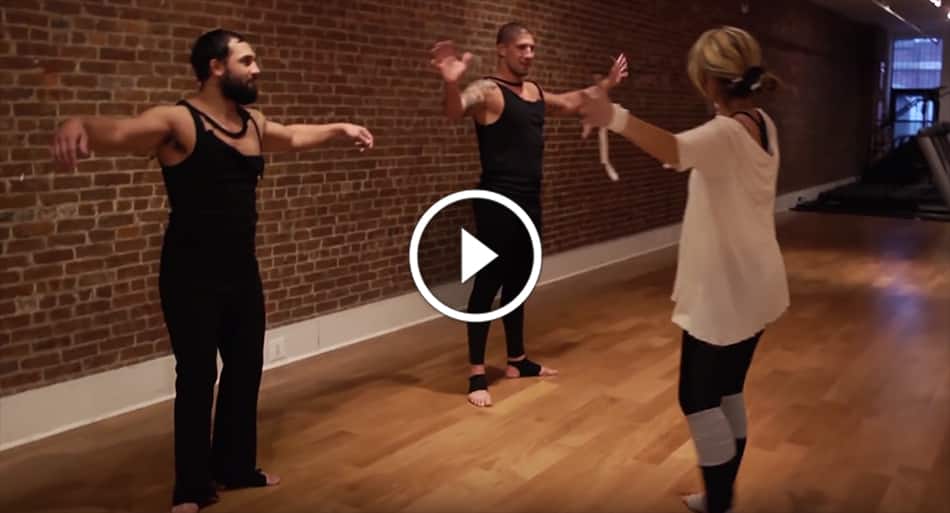 Brendan Schaub and Johny Hendricks try ballet