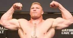 Brock Lesnar: Sneering at Mir and built Like a black man