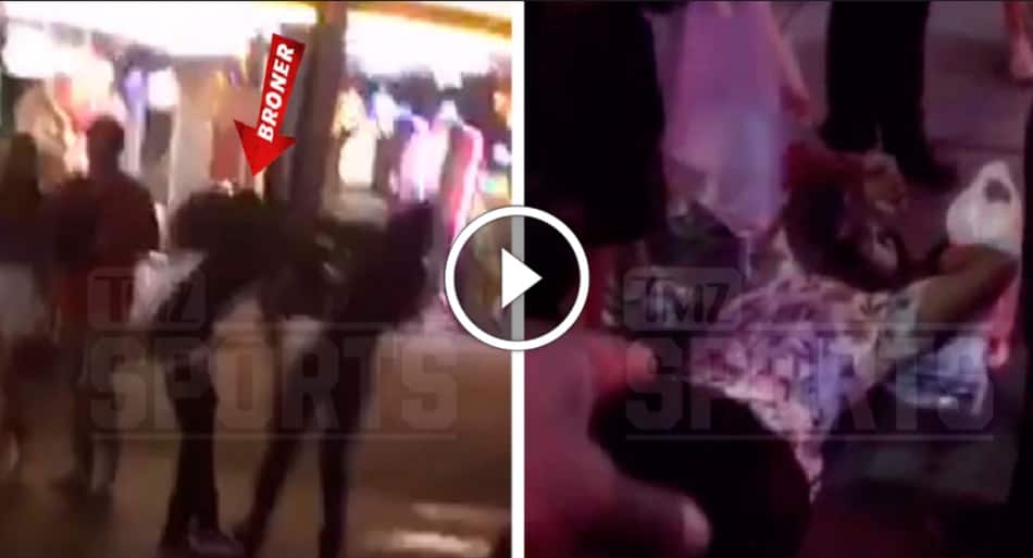 Boxer Adrien Broner goes on a RAMPAGE in Vegas