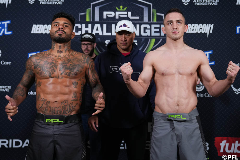 PFL Challenger Series 5 weigh-in results: Lightweights ready
