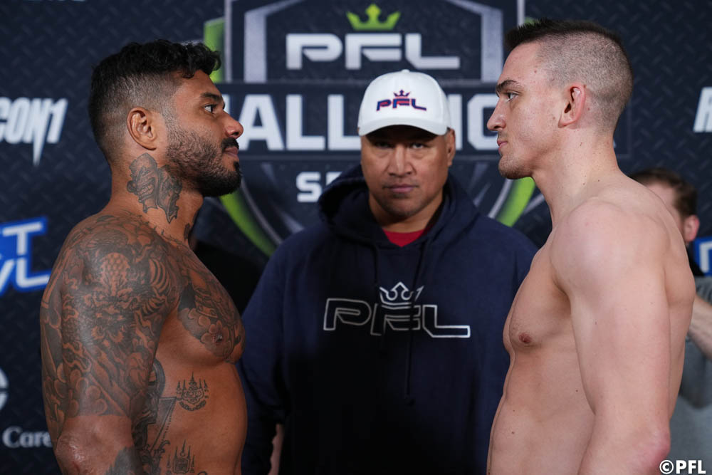 Photos: PFL Challenger Series 5 weigh-ins, faceoffs
