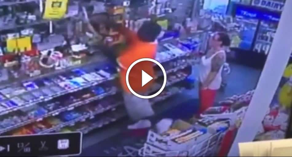 Brutal dose of karma dealt to violent attacker