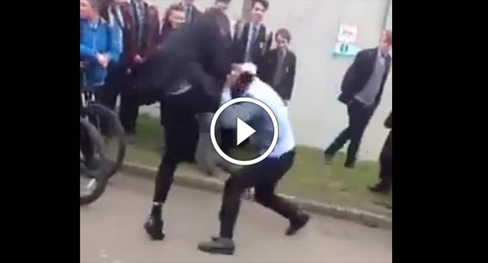 Bully picks a fight and is brutally embarassed