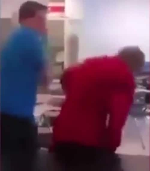 Bully picks on kid half his size – gets dropped hard