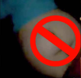 Vid from when woman barged into Faber’s home, $#!^ on floor