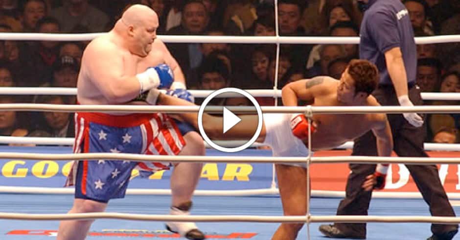 Japanese legend makes 400 lb. ‘Butterbean’ tap out