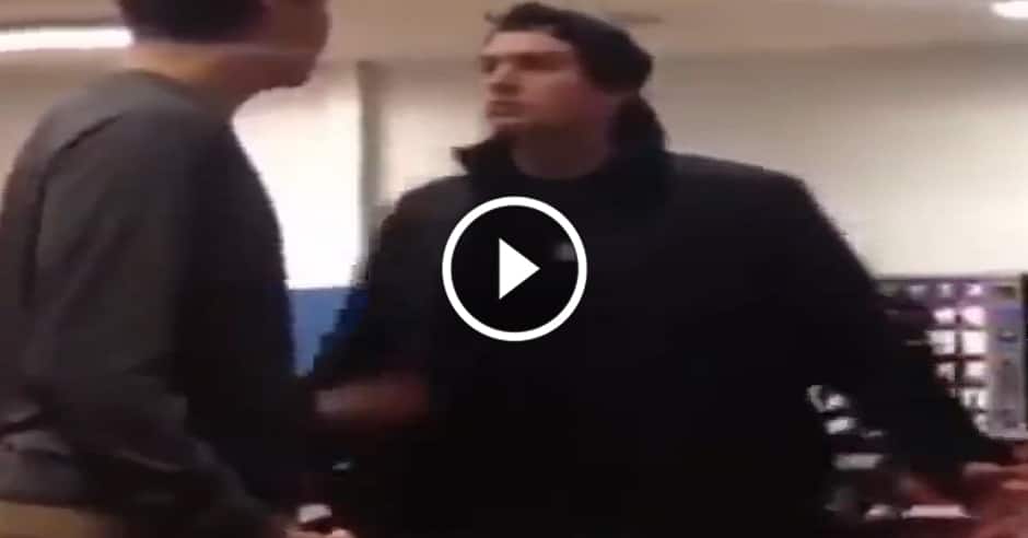 Campus bully pushes too far and learns a painful lesson