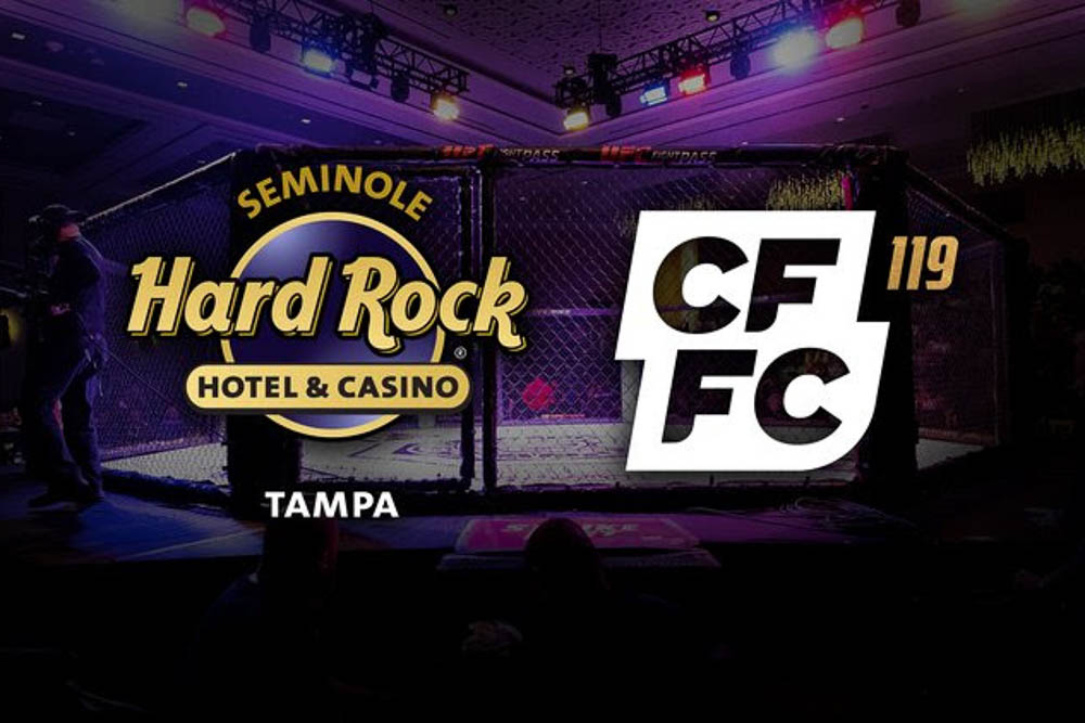 Cage Fury Fighting Championships returns to Seminole Hard Rock Hotel & Casino Tampa on Thursday, April 20