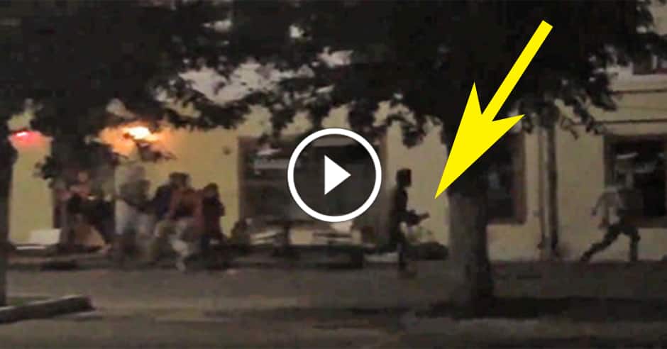 Crazy Russian brings chainsaw to a street fight