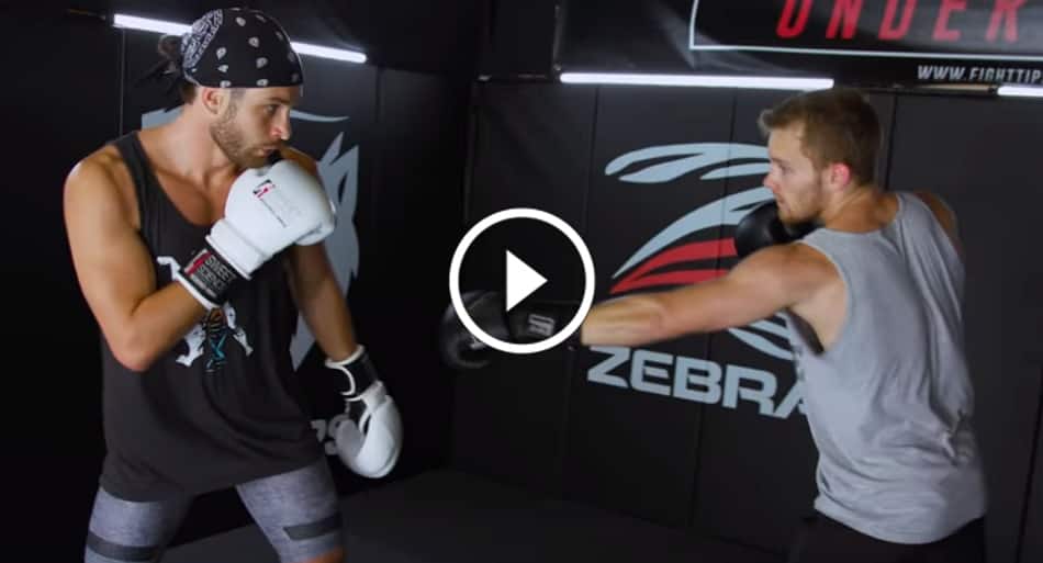 Shane Fazen from fightTIPS spars pro boxer Chris Algieri
