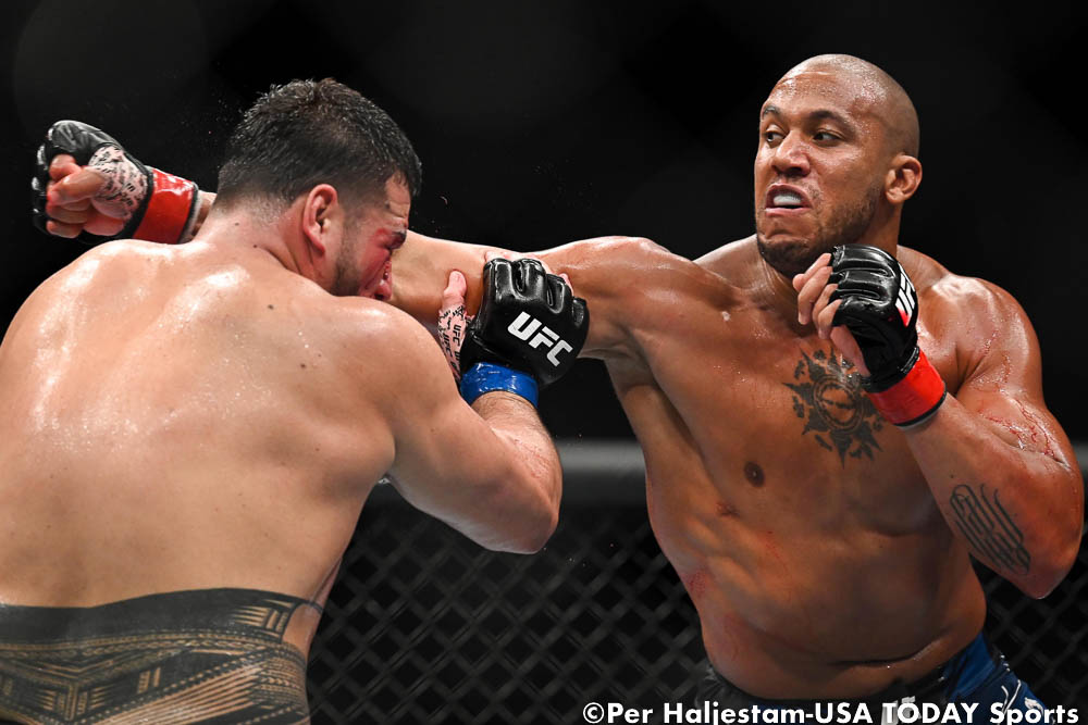 UFC Fight Night 209 results: Ciryl Gane survives early scare, scores third-round TKO of Tai Tuivasa