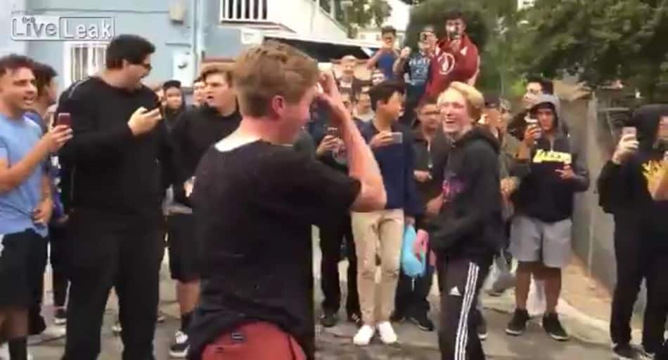 Cocky teen’s attitude gets instantly erased by SLICK martial arts technique