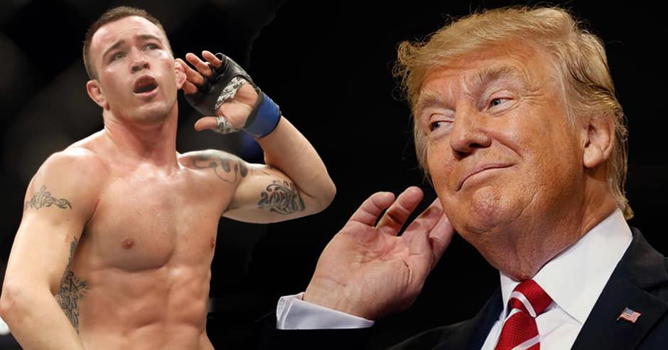 Trump calls, congratulates Colby Covington after win