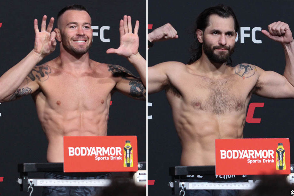 UFC 272 weigh-in results: Colby Covington, Jorge Masvidal official