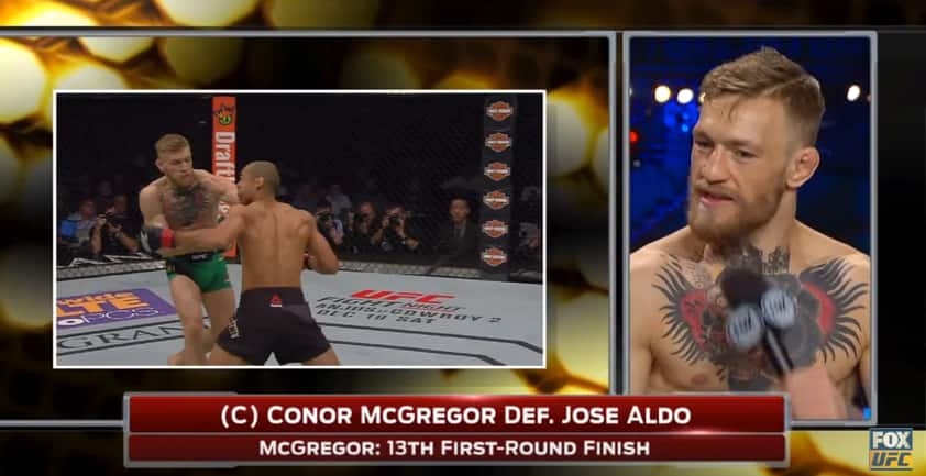 McGregor reflects on whole experience at UFC 194