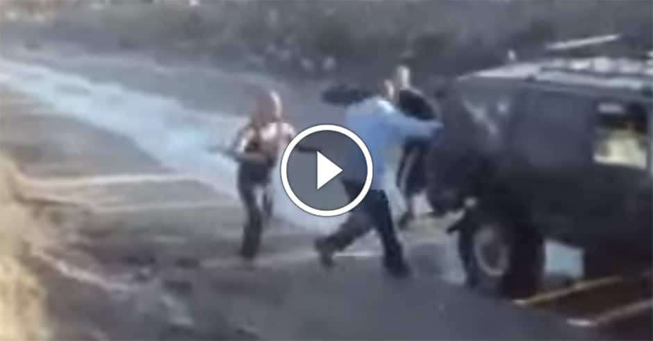 Crazy ‘missile’ drop kick comes out of nowhere