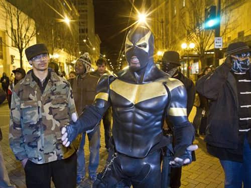 MMA fighter who became real-life crime fighting superhero