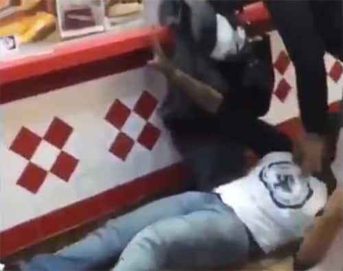 Customer assaults fast food worker – gets served