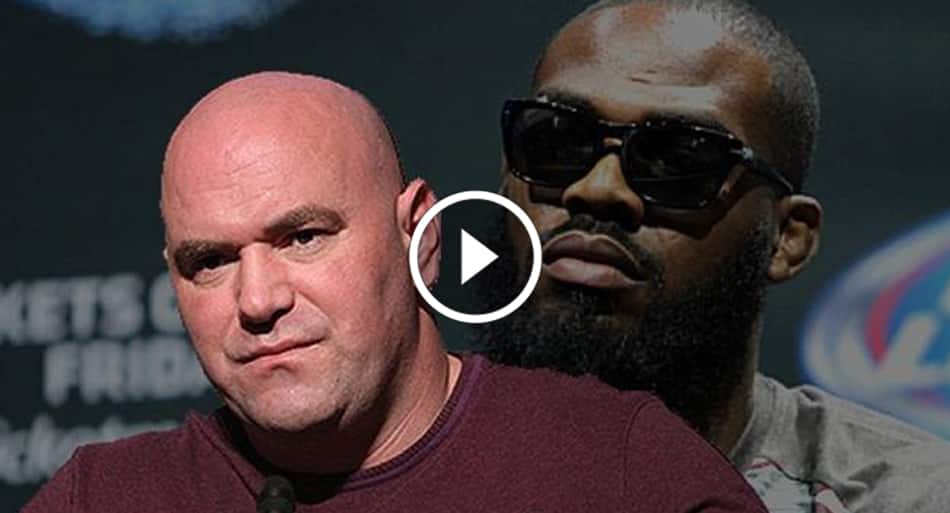 Jon Jones and Dana White negotiate in public over heavyweight title shot