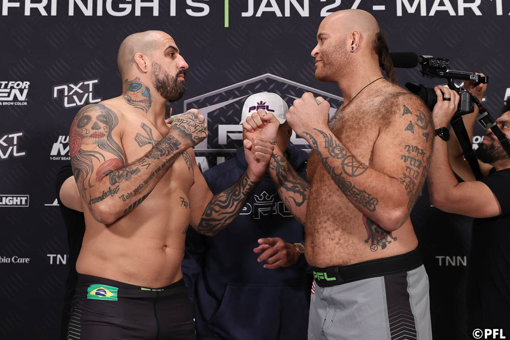 Photos: 2023 PFL Challenger Series 3 official weigh-ins, faceoffs