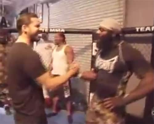 David Blaine tries to survive Kimbo Slice’s hardest shots