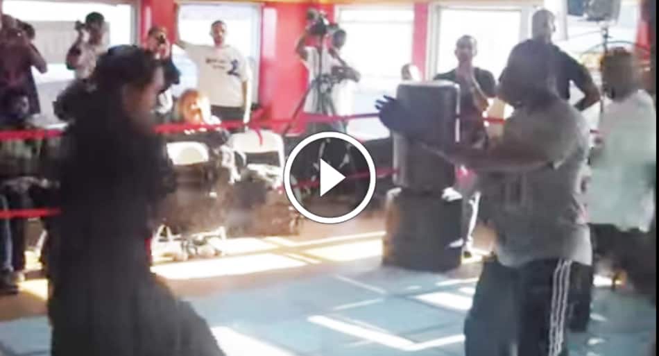 Devastating knockout in bare-knuckle Wing Chun fight