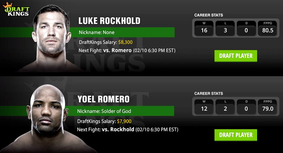 DraftKings UFC 221 $10,000 Strike contest