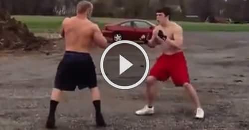 Gets big to impress girls, never learned to punch