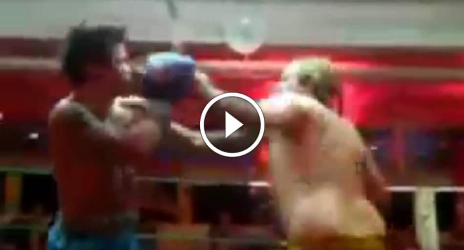 Drunk tourist vs. Muay Thai fighter doesn’t go as expected