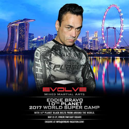 Eddie Bravo week seminar in Singapore in May