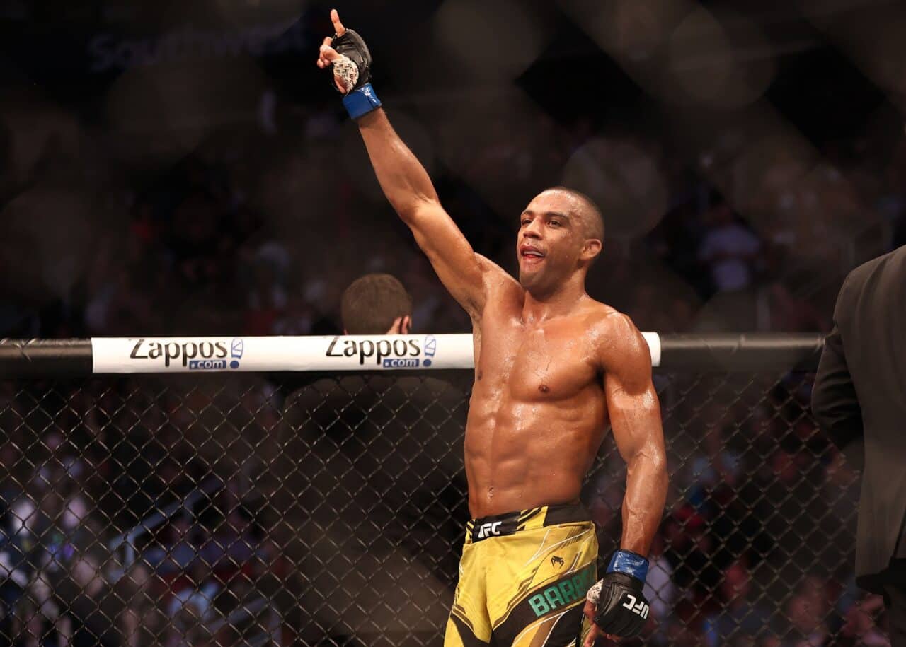 Edson Barboza stops Shane Burgos in FOTN caliber scrap
