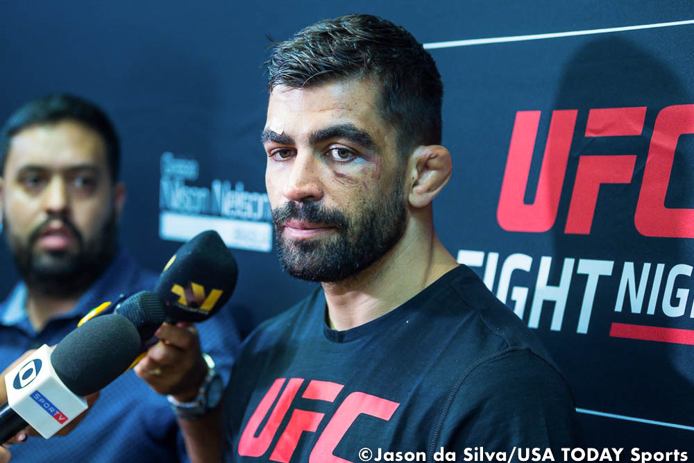 Elizeu Zaleski dos Santos accepts sanction for violation of UFC Anti-Doping Policy