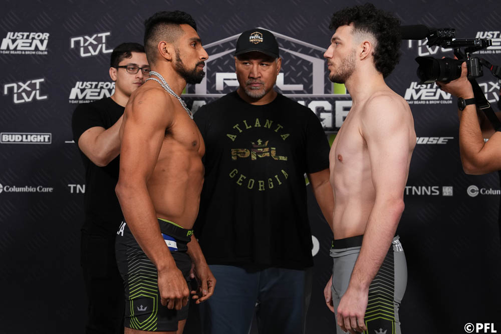 Photos: 2023 PFL Challenger Series 4 official weigh-ins, faceoffs