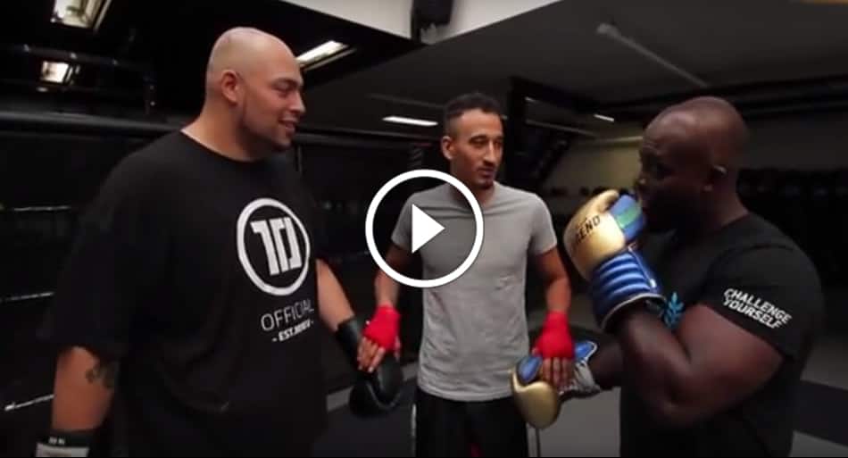 Kickboxer Melvin Manhoef vs. super-heavyweight YouTube star