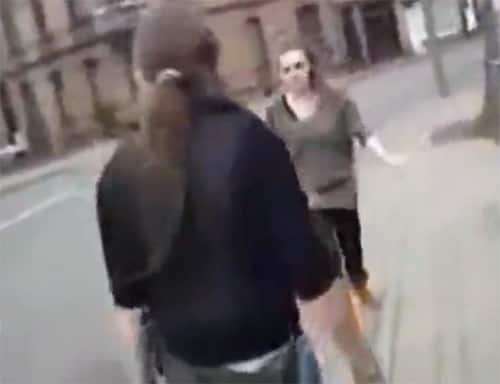 Female bully finds out she’s not as tough as she thought