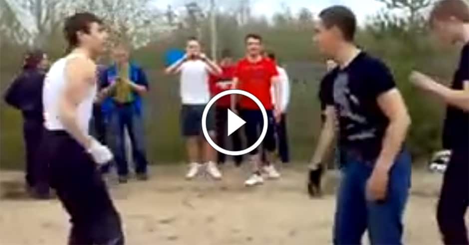 Fight in Russia gets out of hand quickly and brutally