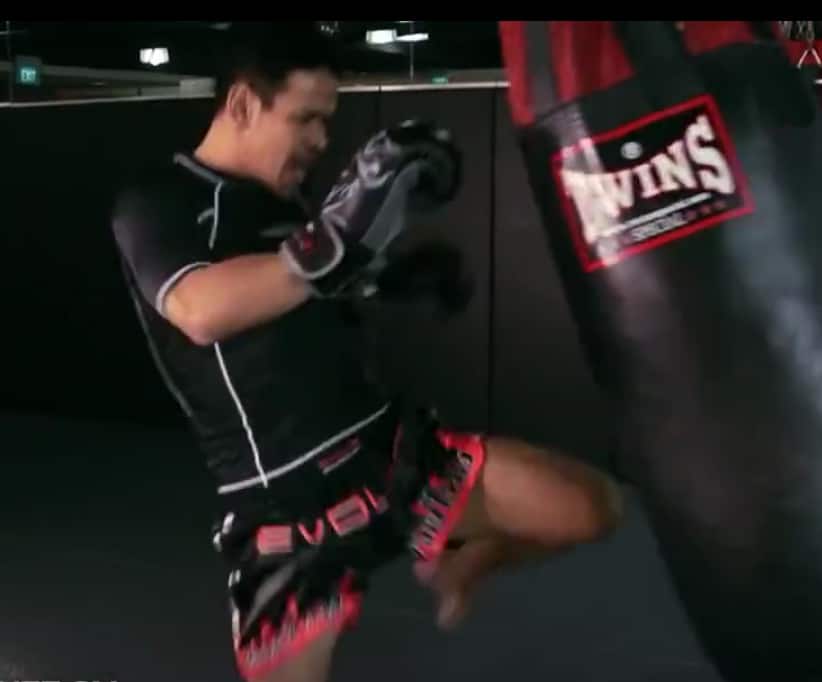Five Muay Thai spinning elbow combinations