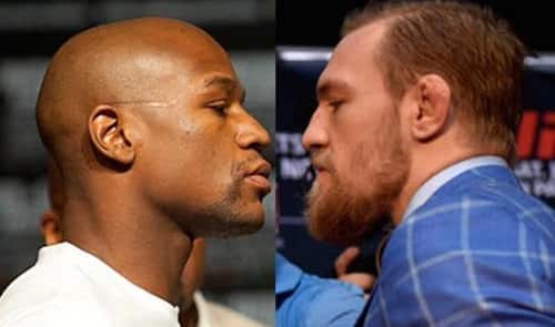 Floyd Mayweather sucker punches Conor McGregor outside Hollywood club