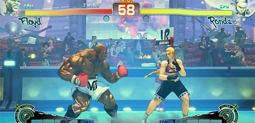 Floyd Mayweather vs. Ronda Rousey – StreetFighter edition
