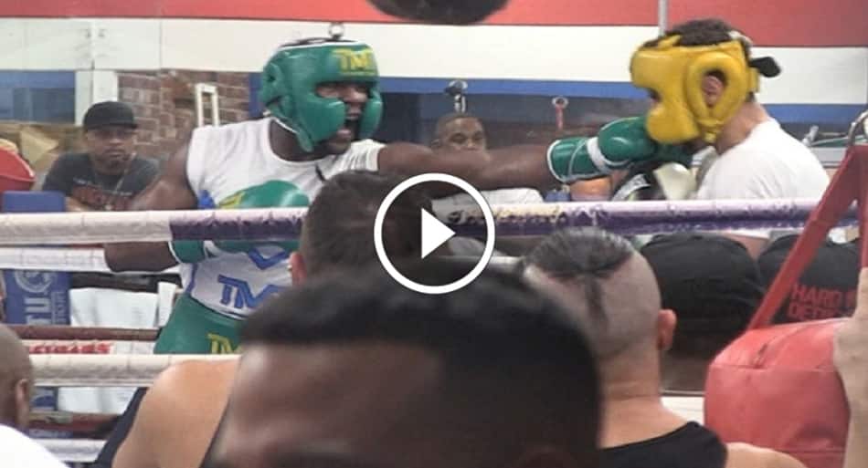 Mayweather’s latest training footage for McGregor