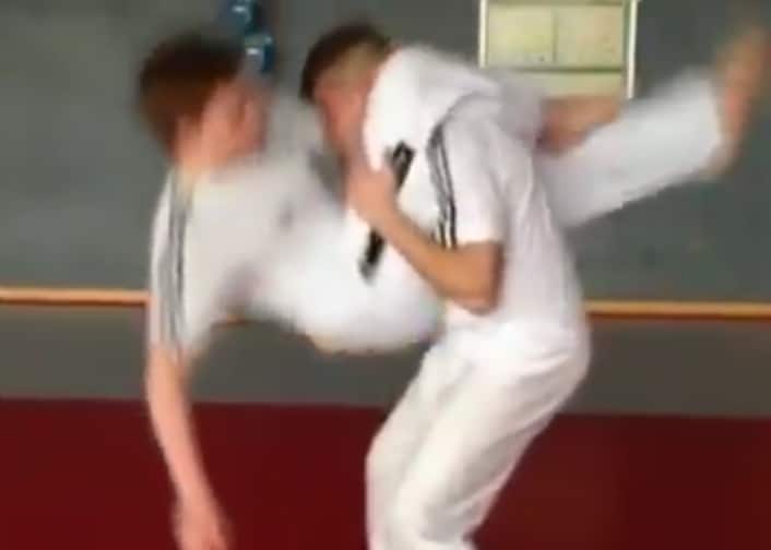 Slow motion flying Triangle